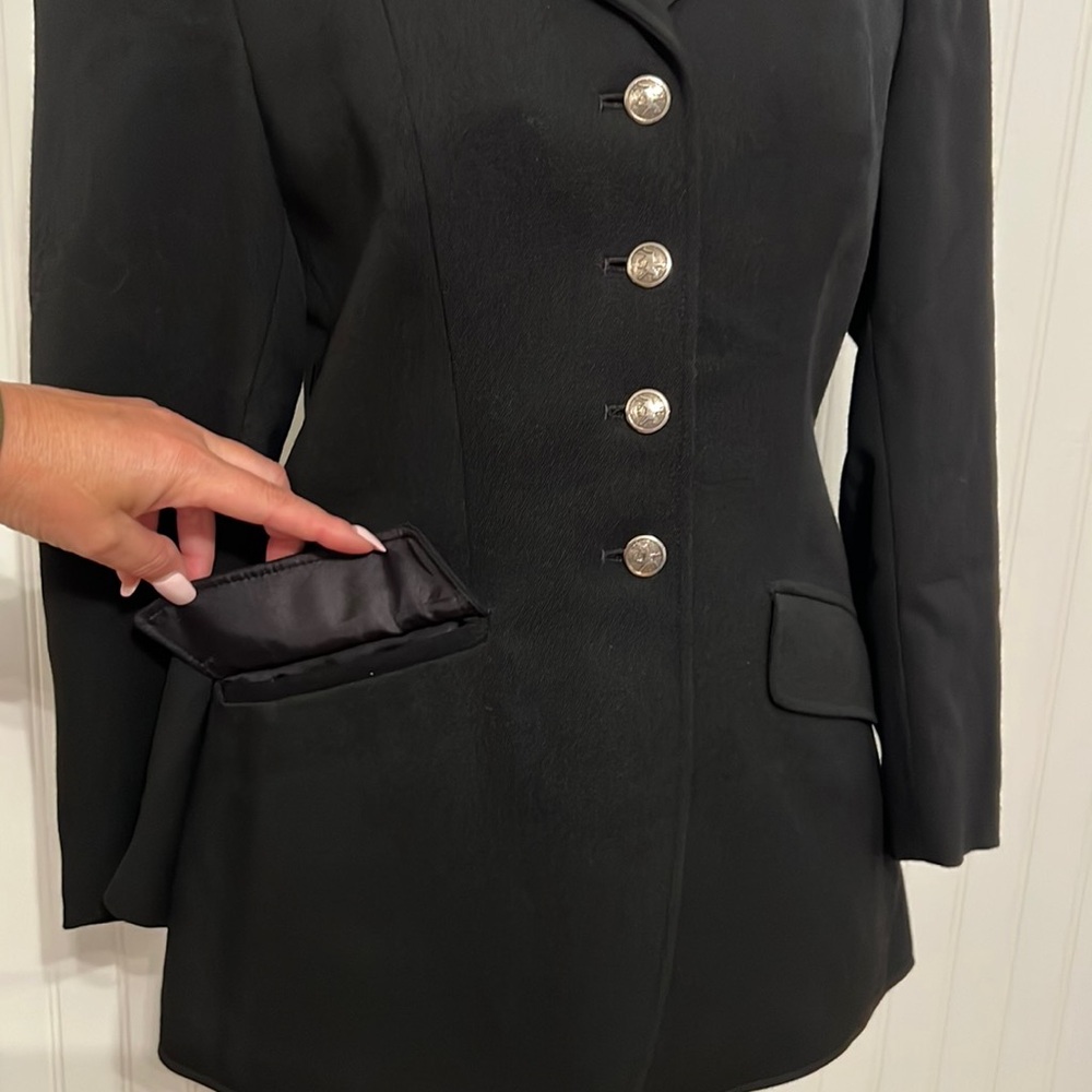 Black Pikeur Equestrian Riding Competition Show
Coat Jacket Blazer - Picture 3 of 16